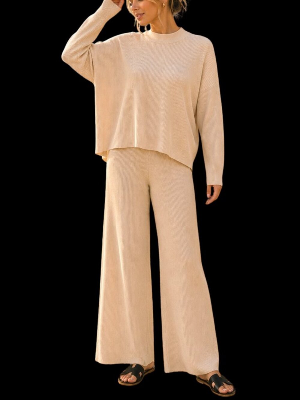 Zenana Viscose Sweater Top & Pants Set - Multiple Colors